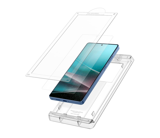 SPIGEN Elite Shield ”Ez Fit” do Samsung Galaxy S25 Ultra Clear AFL09083 - 1313154 - zdjęcie 4